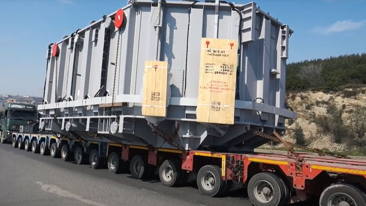 443 MVA Power Transformer Logistics